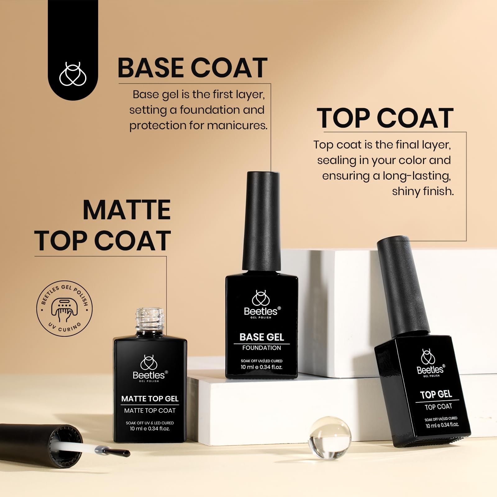 Beetles: empaque del set, 5 piezas de 10 ml.