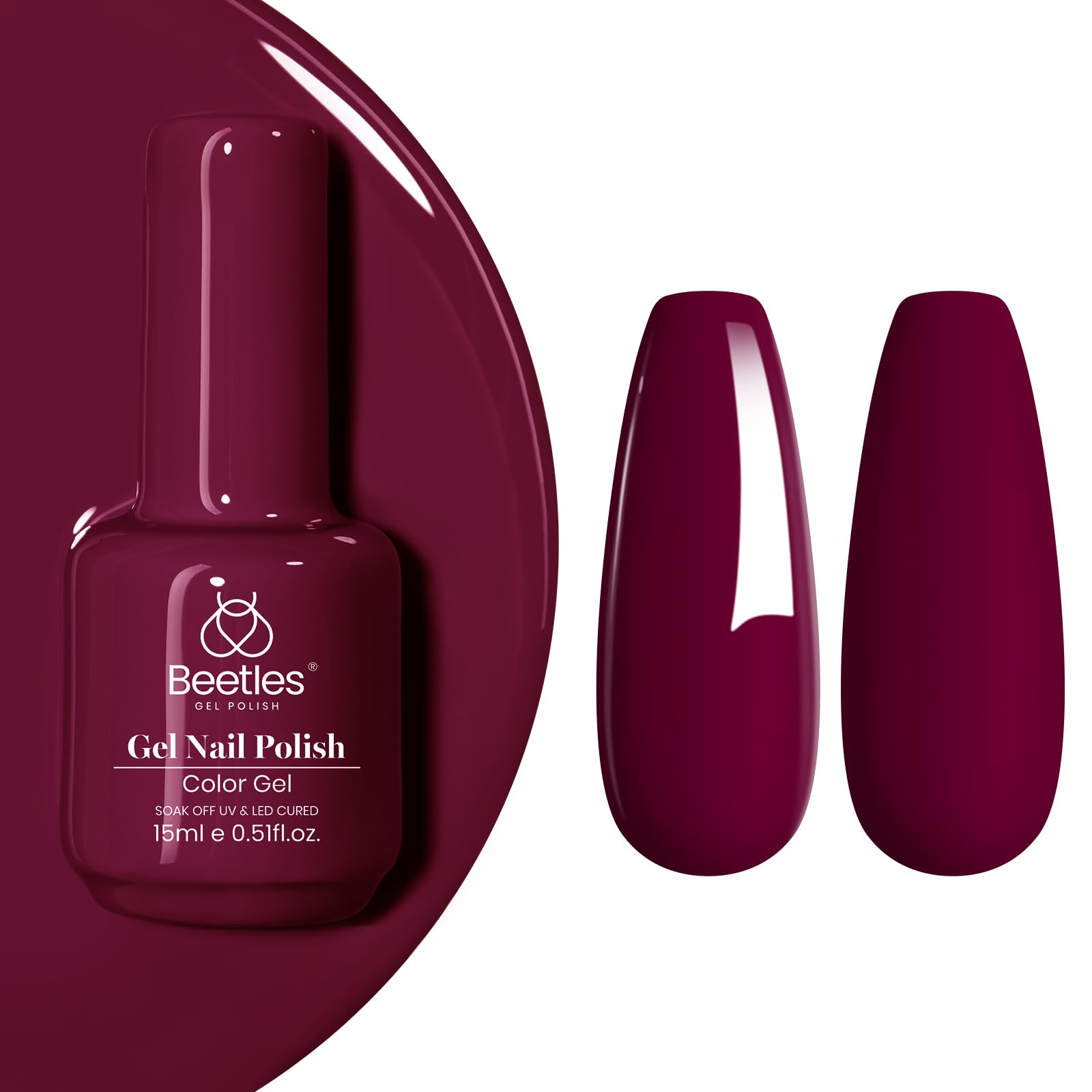 Beetles Esmalte Gel libre de toxinas para uñas saludables.