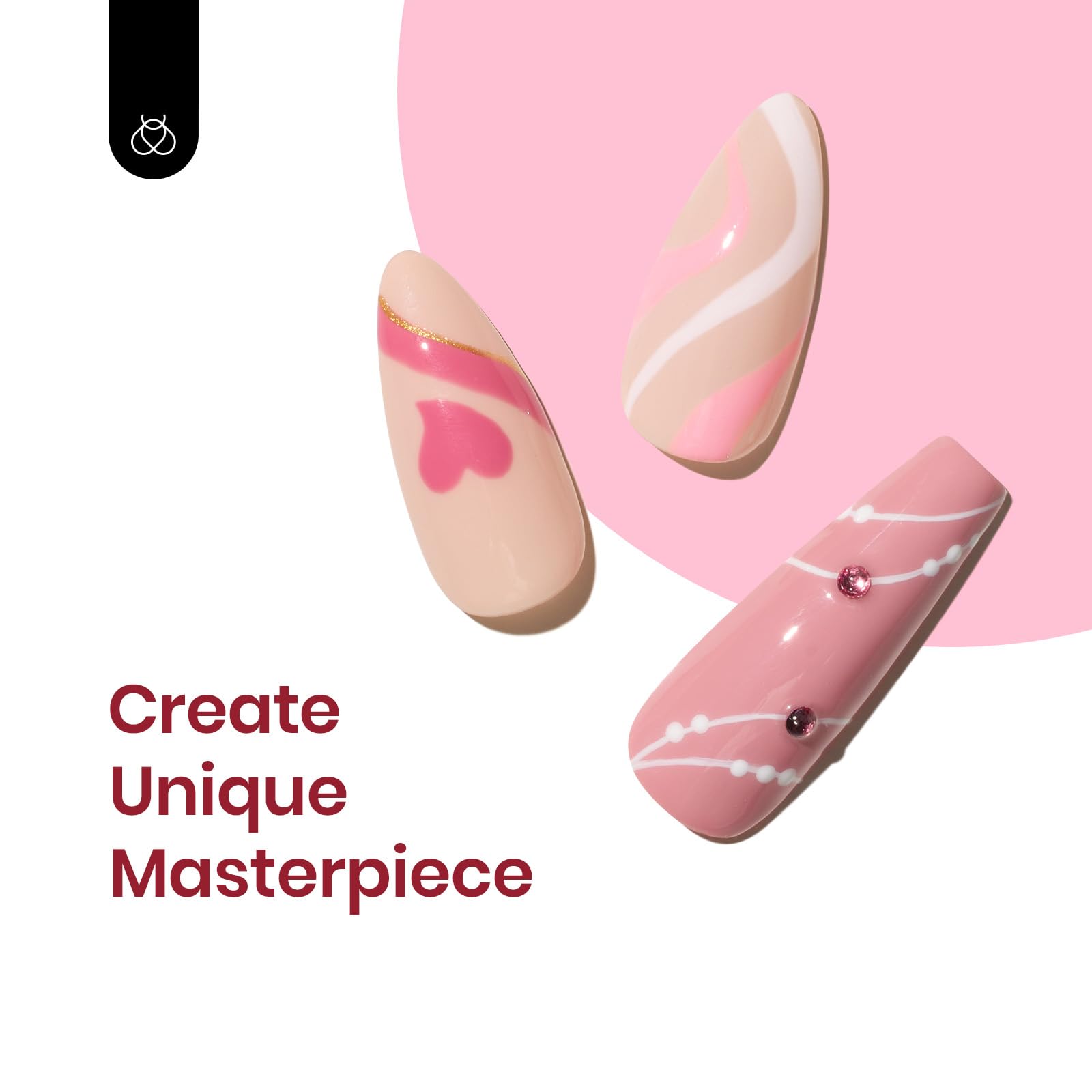 Beetles Esmalte Gel Glitter: brillos festivos para uñas llamativas.