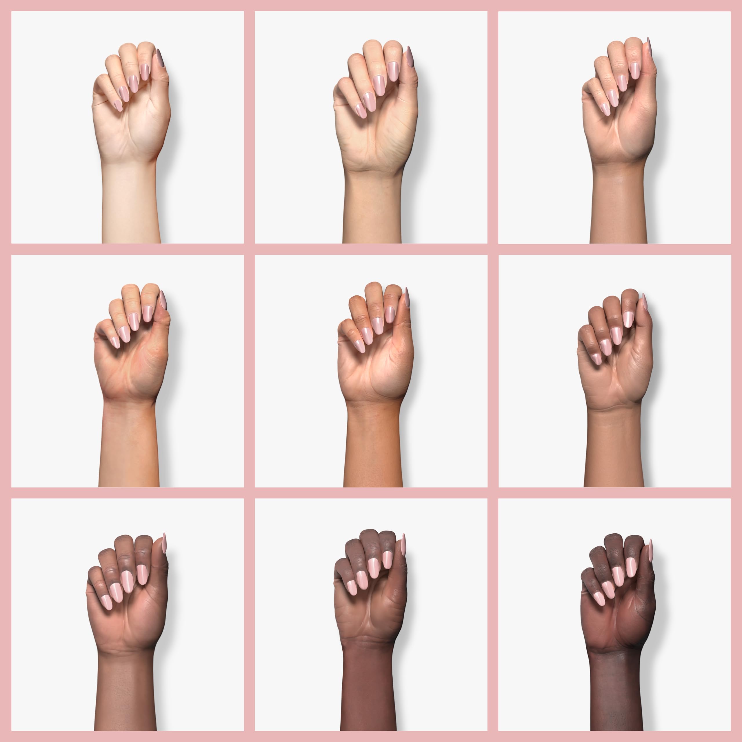 Muestra de color Beetles Pink Gel Polish para ver tono y cobertura.