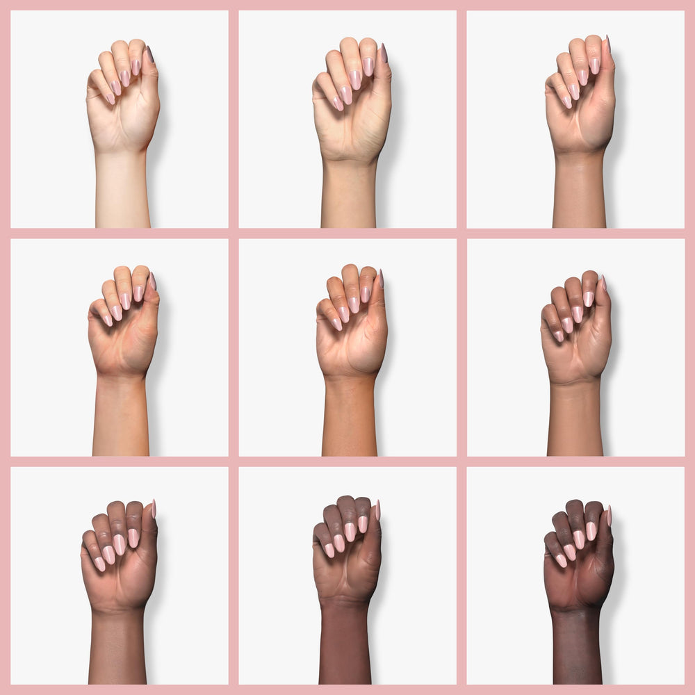 Muestra de color Beetles Pink Gel Polish para ver tono y cobertura.