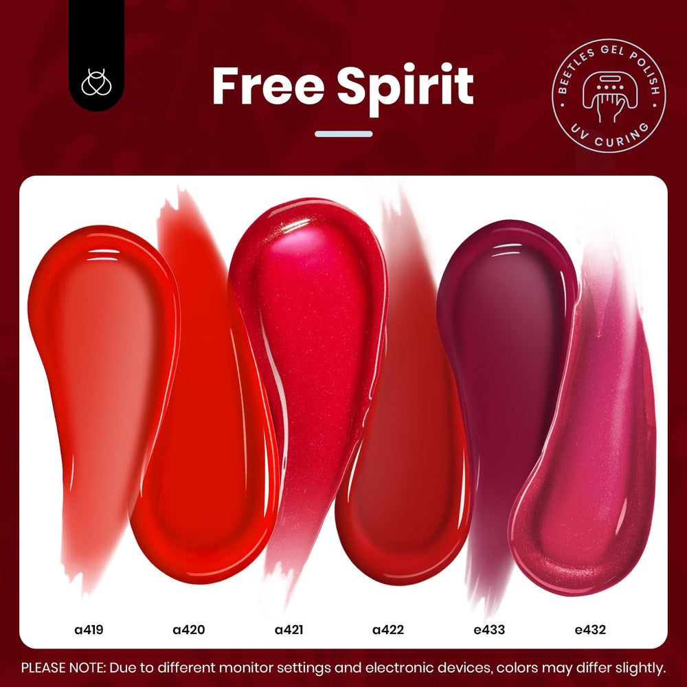 Beetles: tono rojo burdeos profundo para estilos sofisticados.