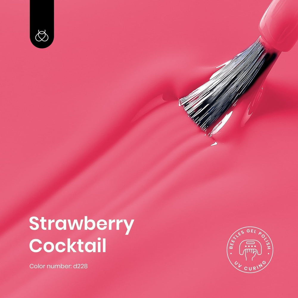 Muestra de color Rosa Coctel de Fresa de Beetles para comparar tonalidades