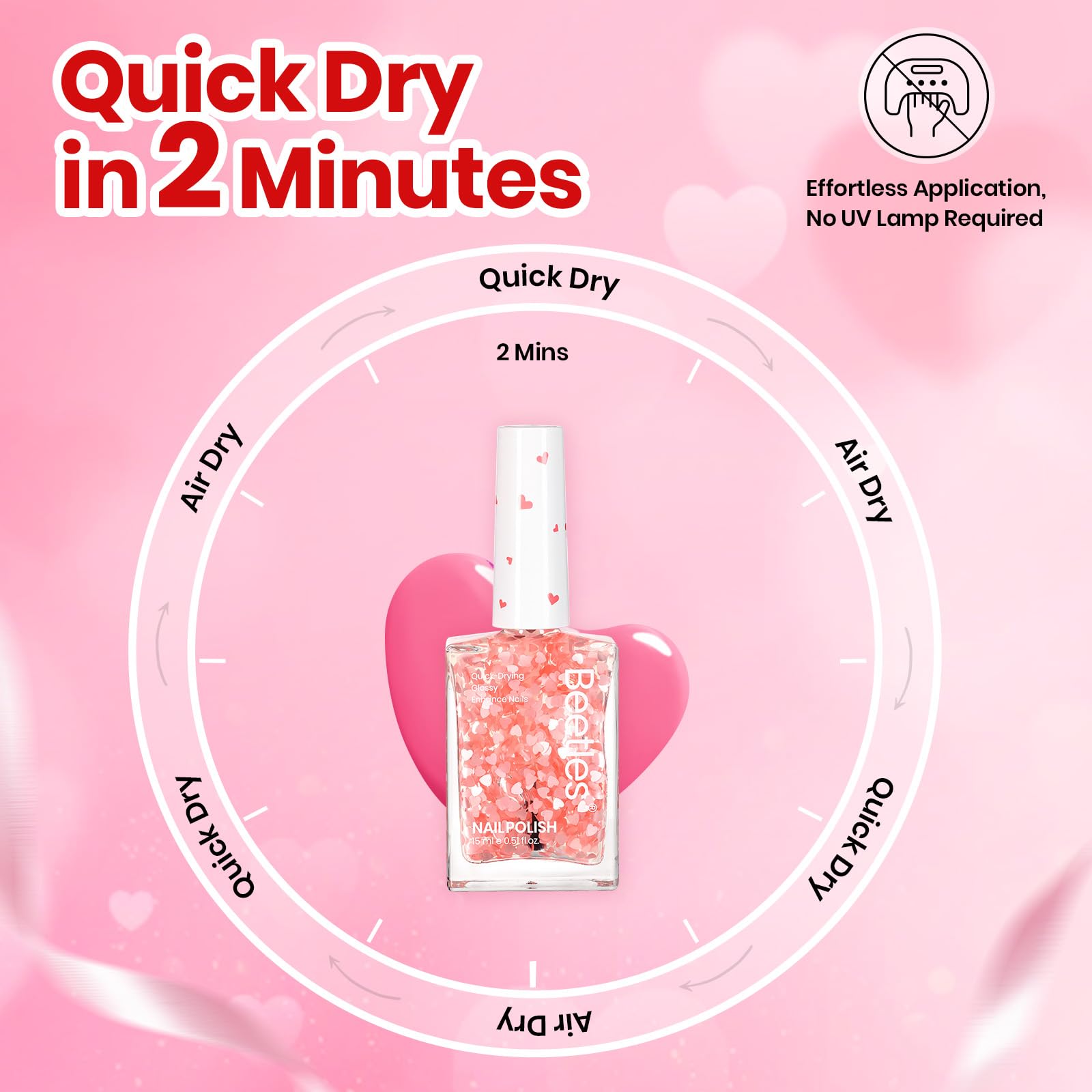 Beetles esmalte gel secado rápido: listo en minutos