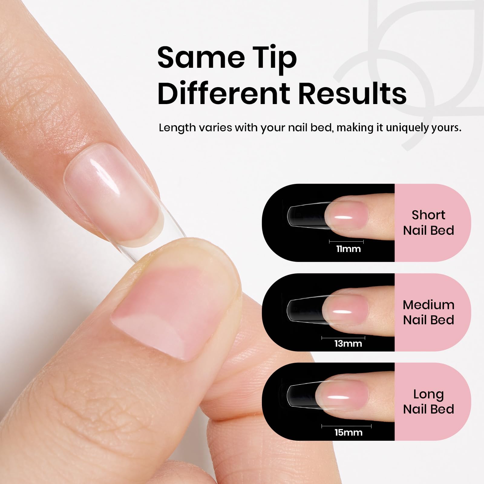 Beetles Etch X extiende uñas acabado natural para look pulido