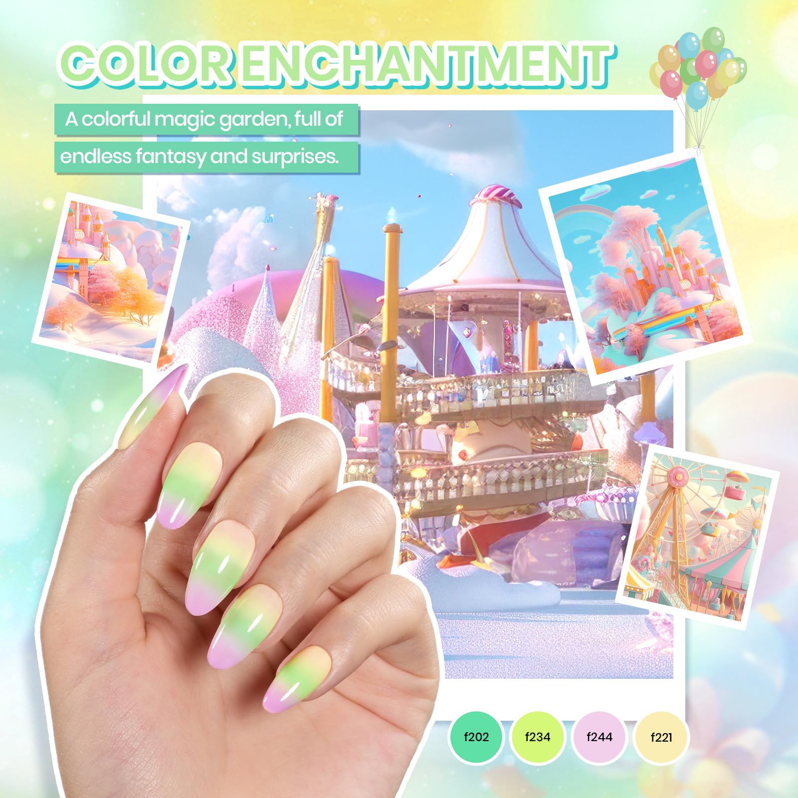 Beetles Gel Nail Polish Kit: base y capa superior para un acabado duradero.