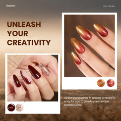 Beetles Gel Polish aplicación fácil con cobertura uniforme.
