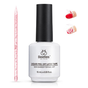 Beetles Gel Polish líquido de látex protege la cutícula durante el esmaltado
