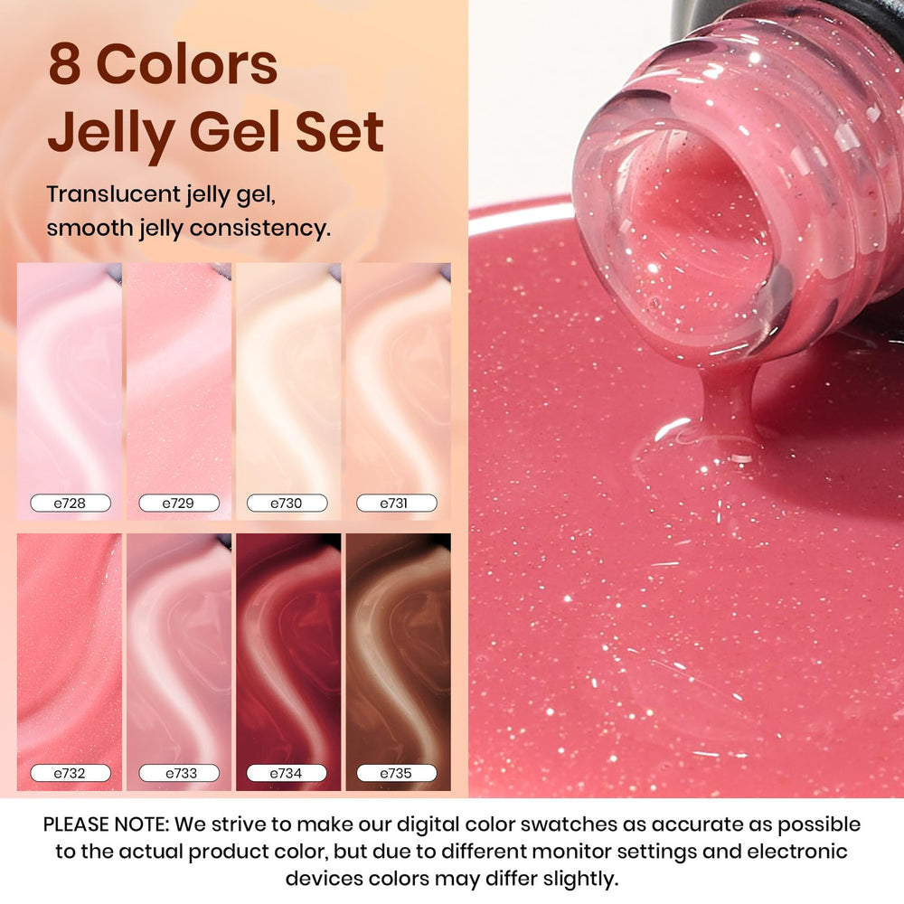 Beetles Gel Polish Rosa Brillo para destellos brillantes