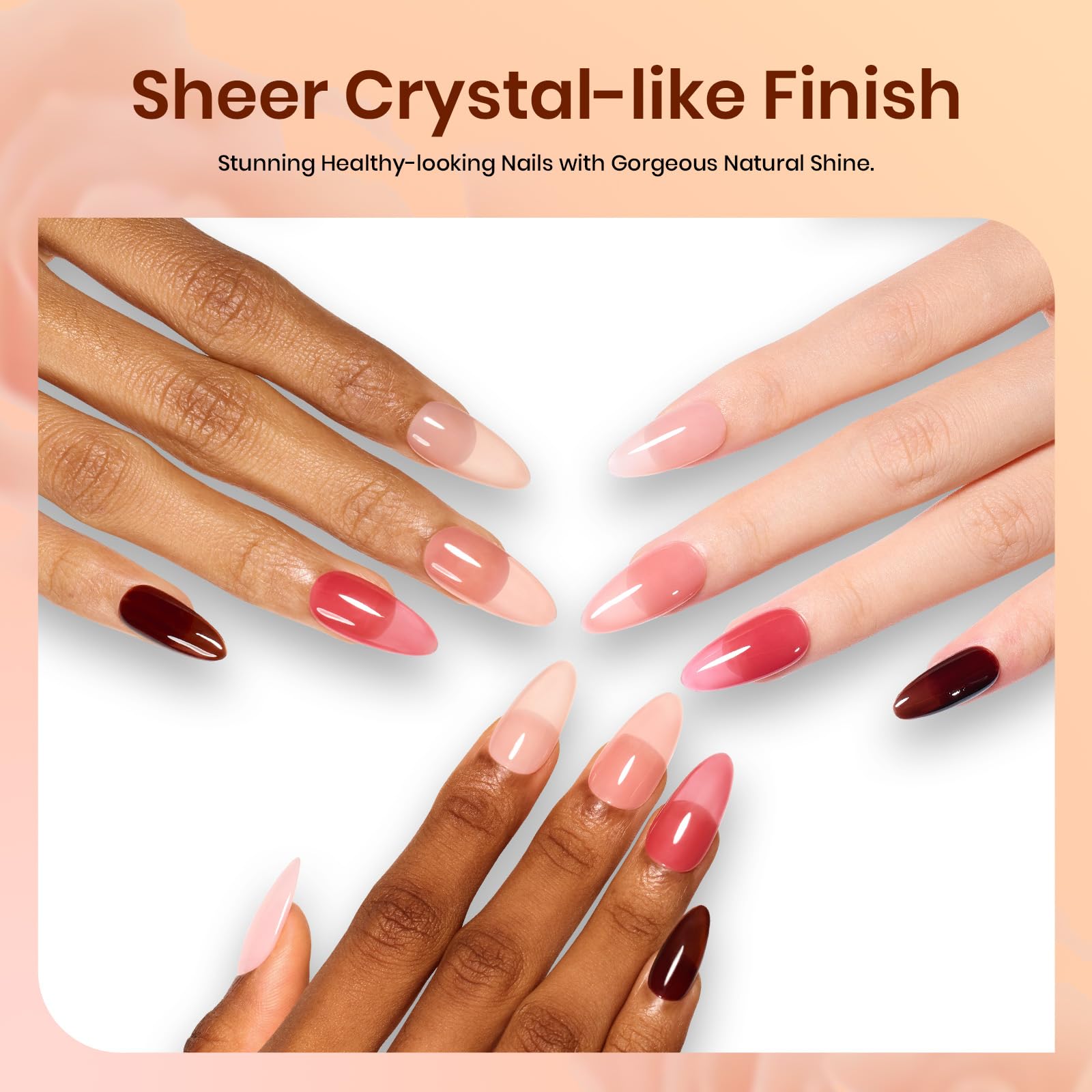 Beetles Gel Polish Rosado Lechoso para uñas suaves