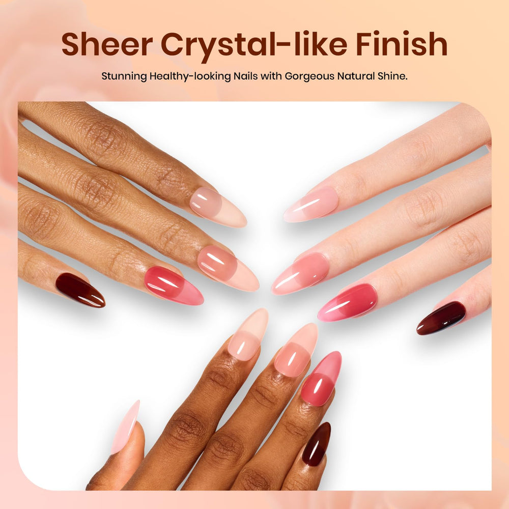 Beetles Gel Polish Rosado Lechoso para uñas suaves