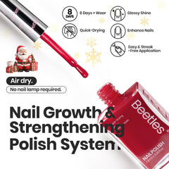 Beetles Gel Polish Set de 6 Colores Rojo, dureza y brillo.