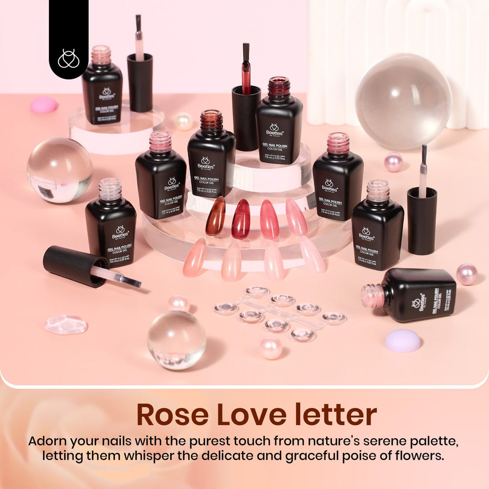 Beetles Gel Polish Transparente para una capa suave