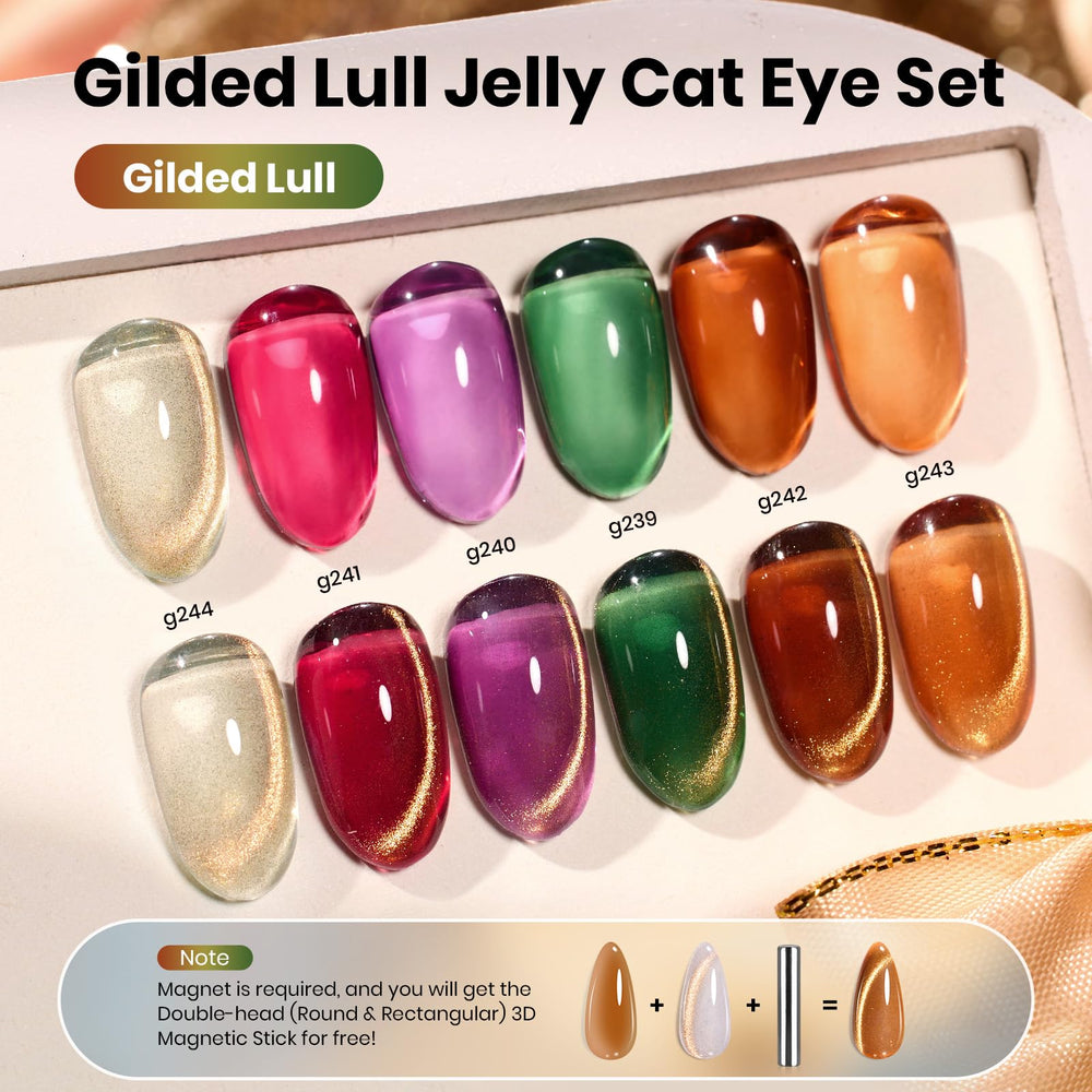 Beetles Gilded Lull Herramienta magnética para crear efectos ojo de gato