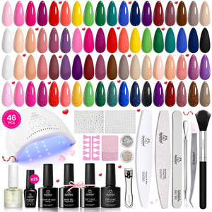 Beetles kit laca gel con luz UV para uso en casa