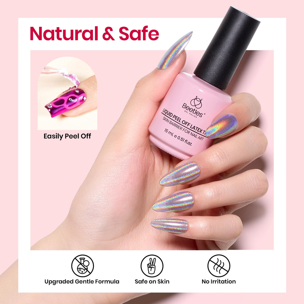 Beetles latex liquido para uñas secado al aire sin lampara