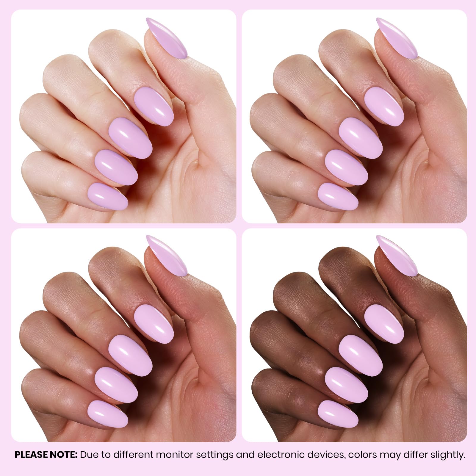 Curado con lámpara UV/LED de Beetles Lavanda púrpura gel esmalte para manicura duradera