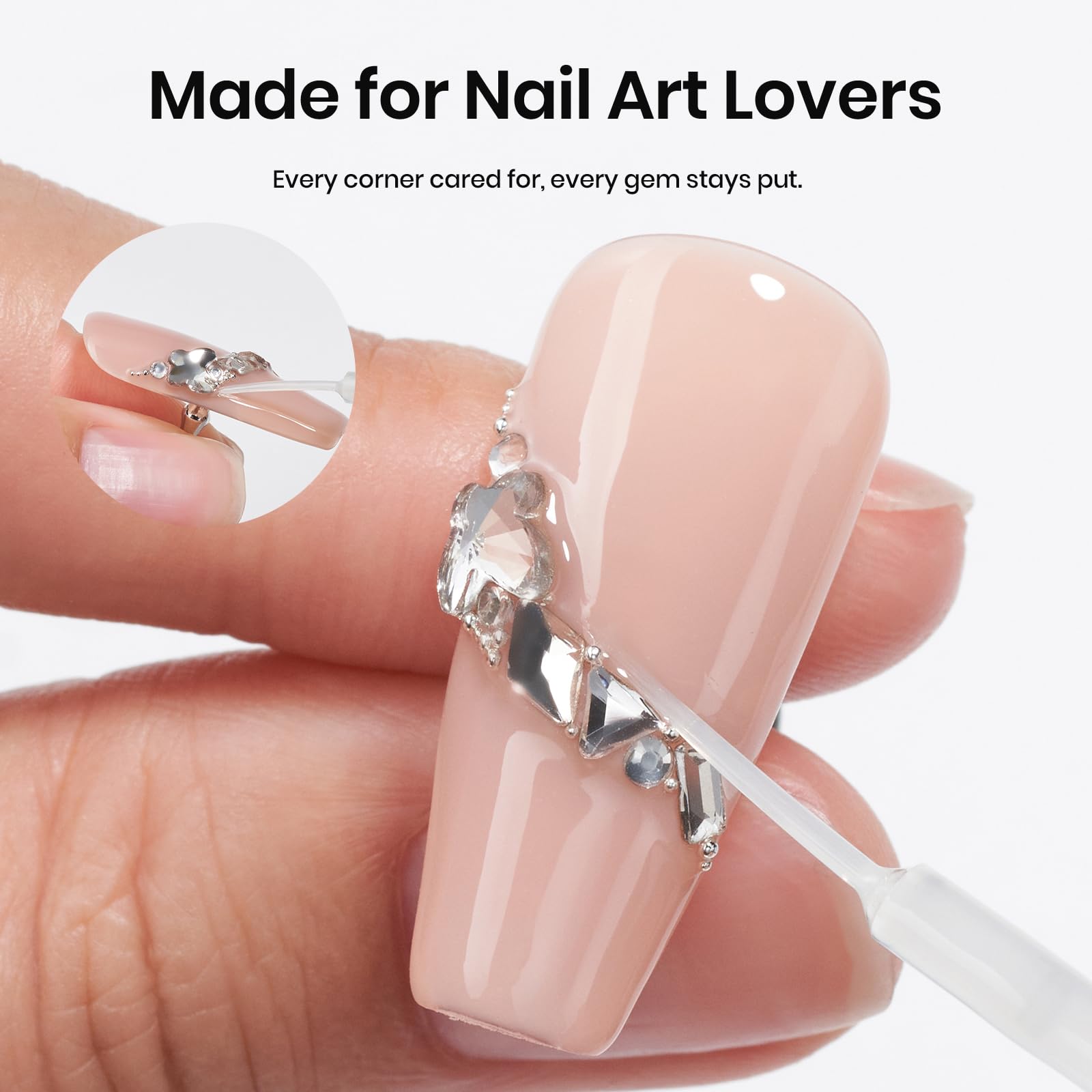 Beetles Liner Gel Top Coat crea capa protectora transparente con brillo duradero
