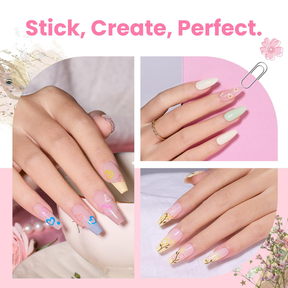 Beetles Nail Art Stickers diseños únicos para uñas creativas