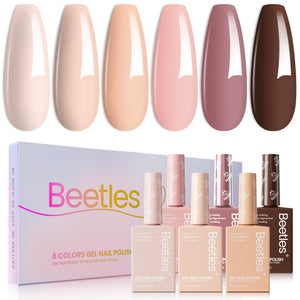 Beetles Neutral: muestra de colores neutros para uñas limpias, listas y duraderas.