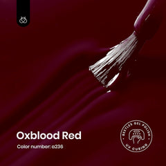 Beetles Esmalte en gel Oxblood Rojo para aplicación fácil y uniforme