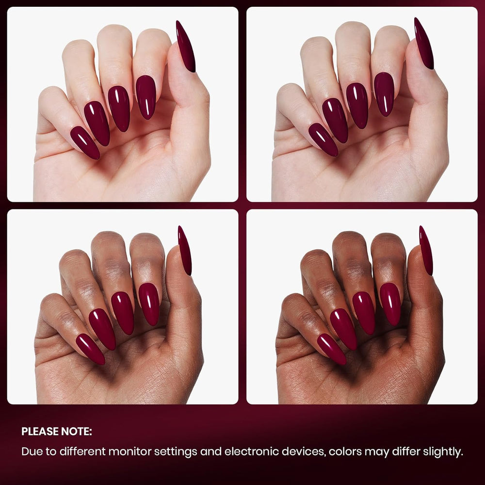 Beetles Esmalte en gel Oxblood Rojo pigmento vivo para cobertura homogénea