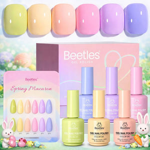 Beetles Pastel Gel Polish: paleta de primavera para uñas suaves y elegantes.