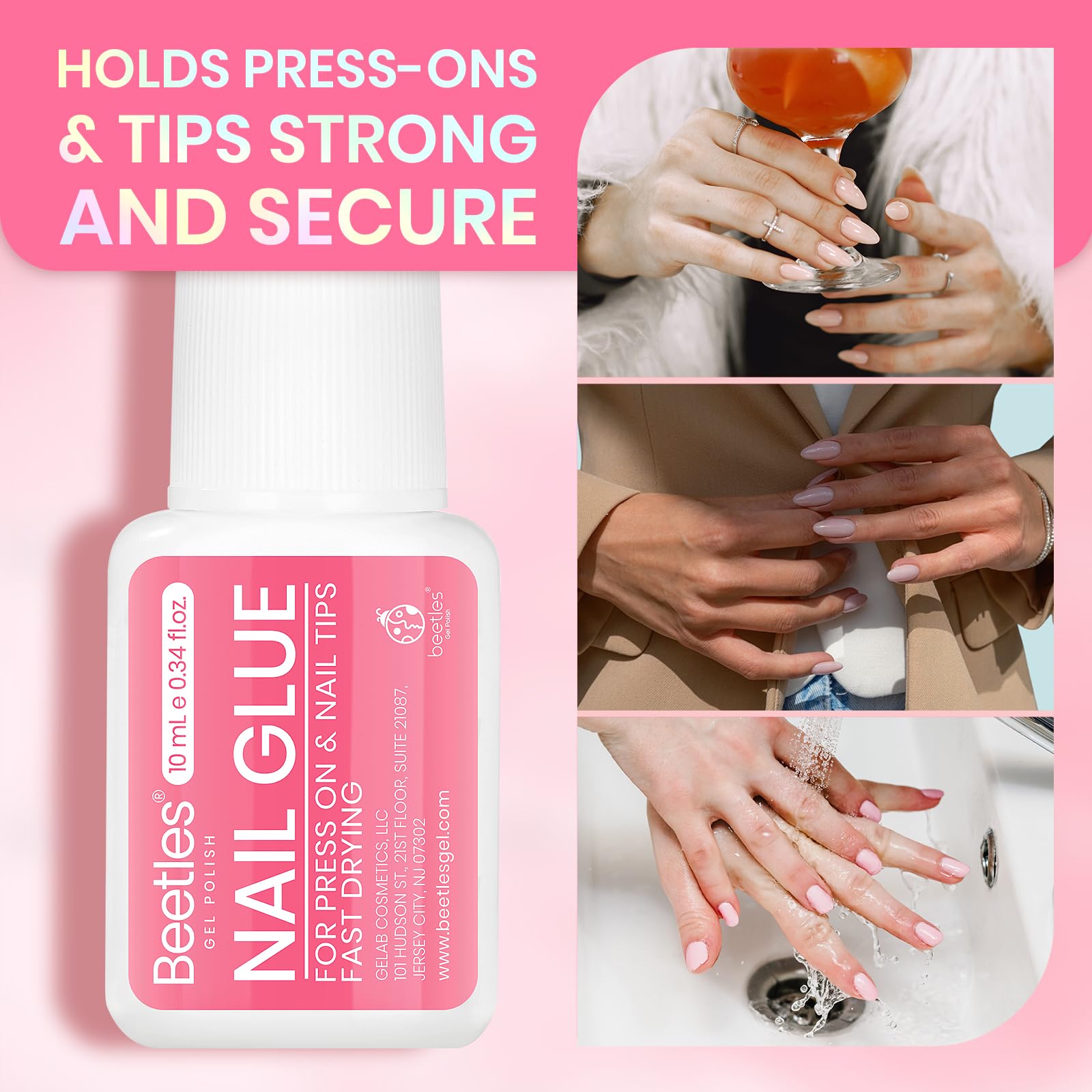 Beetles pegamento uñas 10ml, recomendado para principiantes.