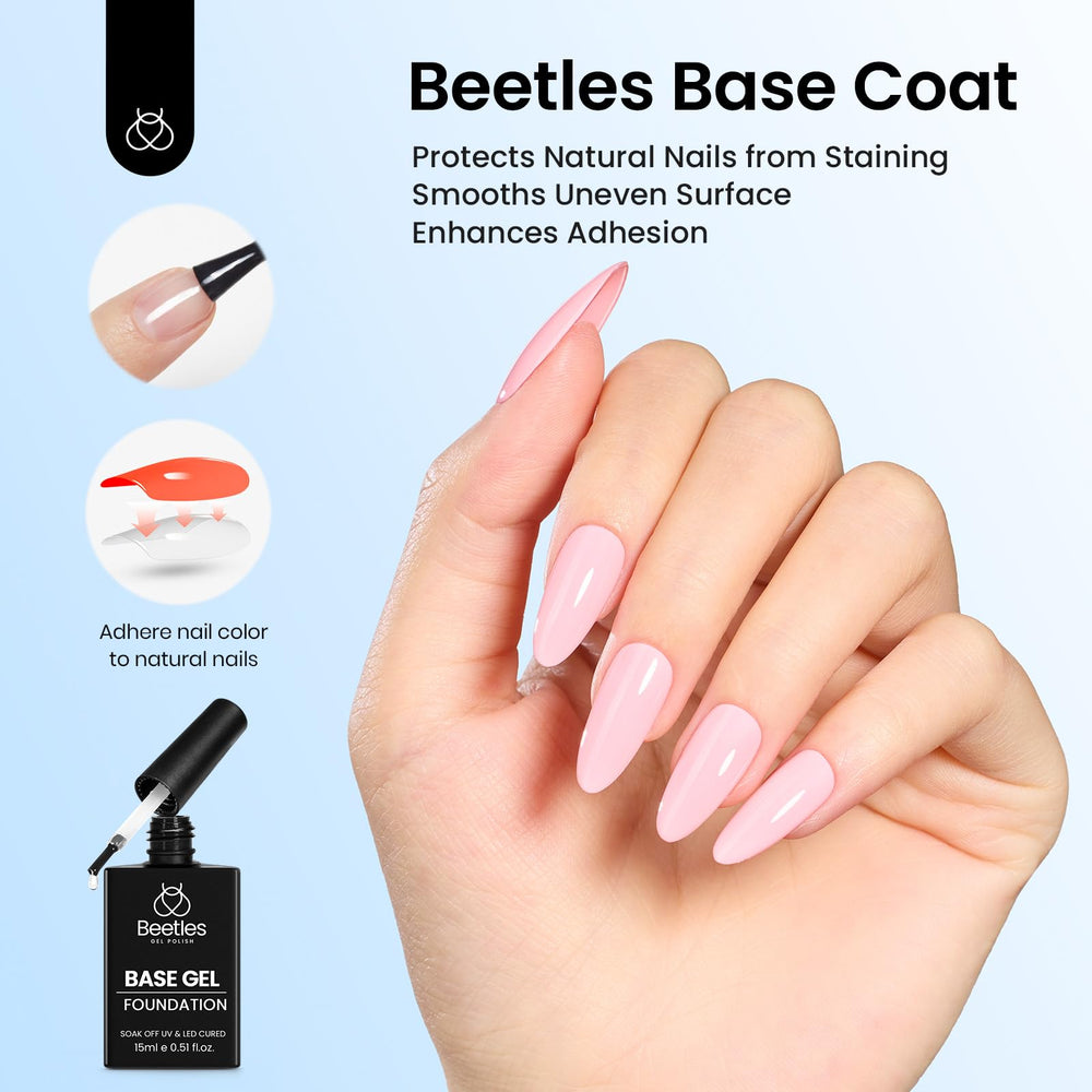 Beetles Base Coat, protección duradera contra desconchados