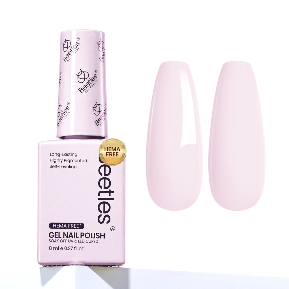 Beetles gel rosa, tamaño práctico de 8 ml para varias manicuras.