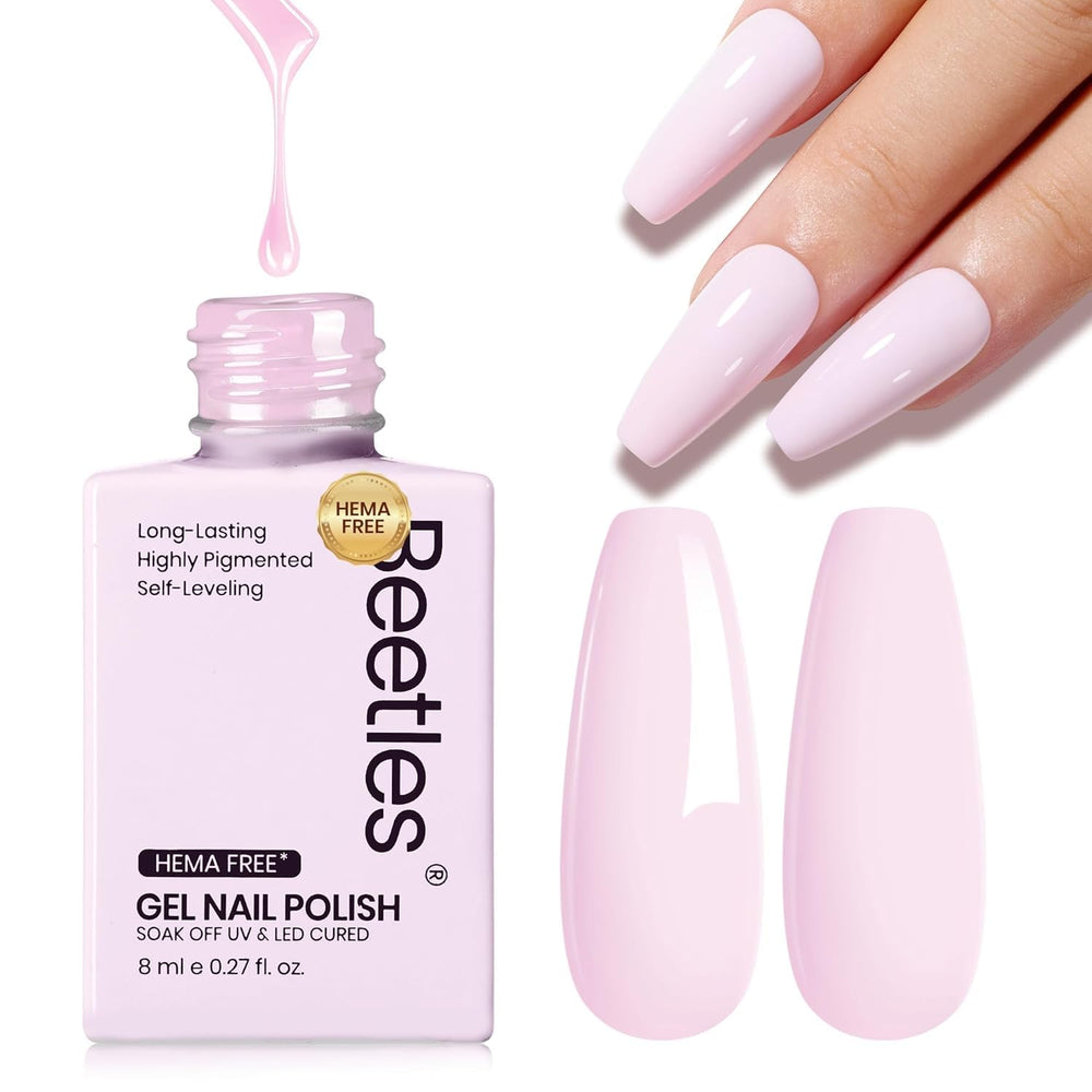 Beetles gel rosa, ideal para uso diario y ocasiones especiales.