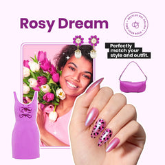 Beetles Rosy Dream: brillo superior que realza color y luz en uñas.