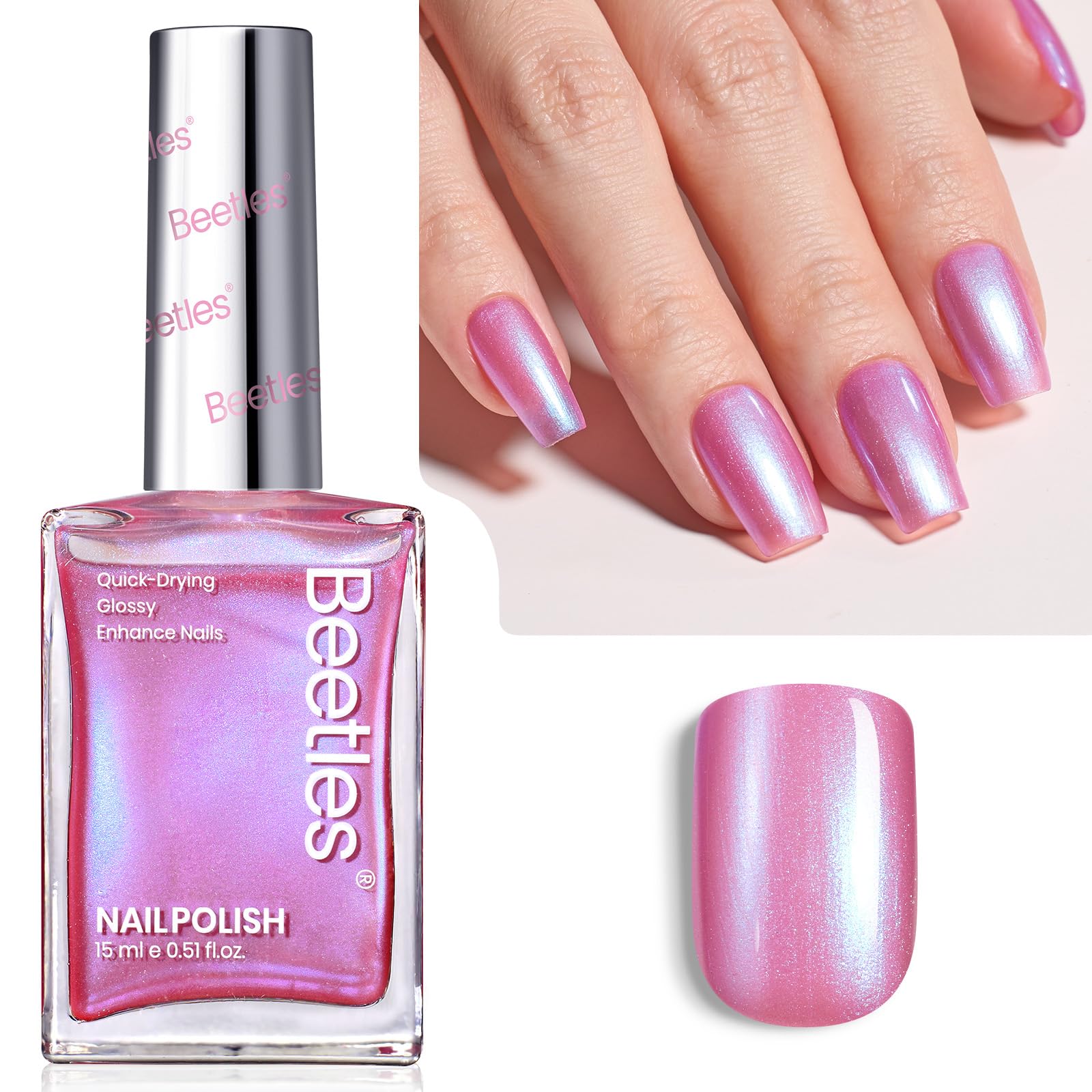 Beetles Rosy Dream: fórmula con ingredientes para el cuidado de las uñas.