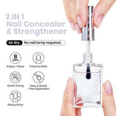 Beetles Fortalecedor de Uñas: aplicación con pincel para un secado rápido sin esfuerzo.