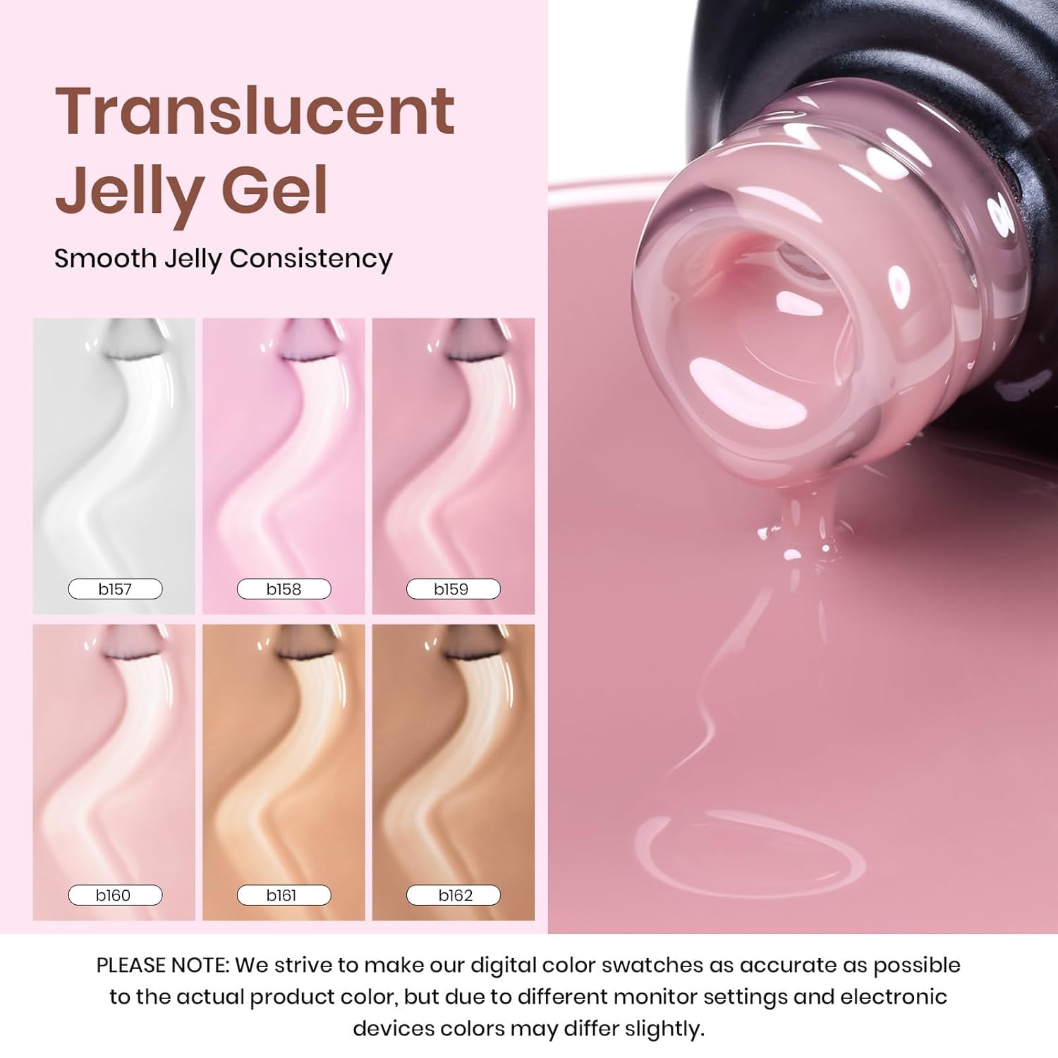 Beetles Sheer Elegance Nude Gel: envase elegante, perfecto para regalo