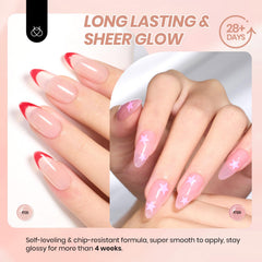 Beetles Sheer Elegance Nude Gel: paleta de colores para tonos de piel variados