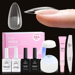 Beetles Tipex Lite Kit tapas de uñas naturales listas para una aplicación precisa