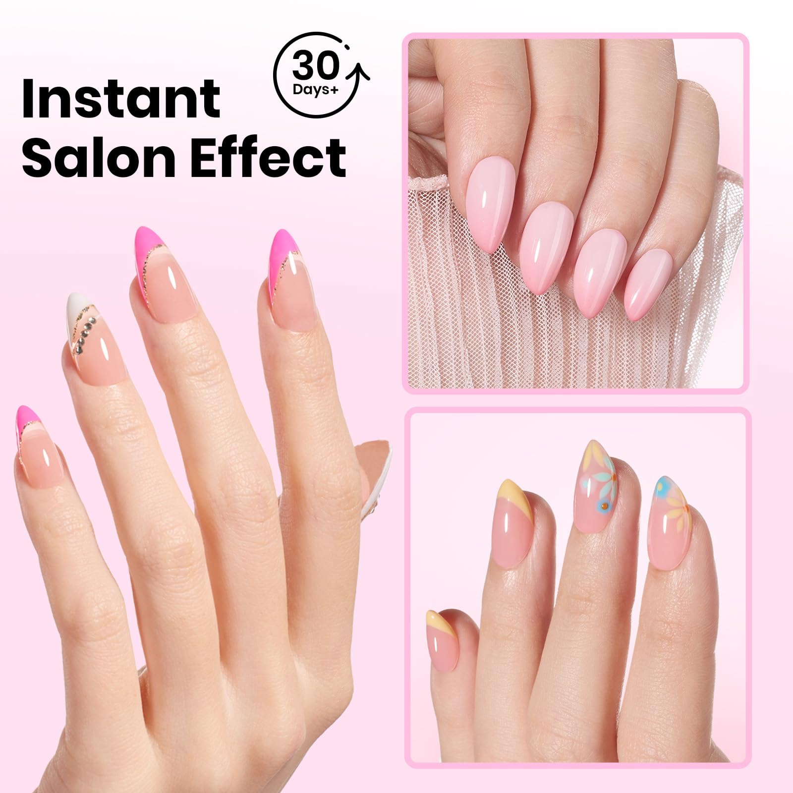 Beetles Tipex Lite: tips de uñas con ajuste natural para acabado suave.