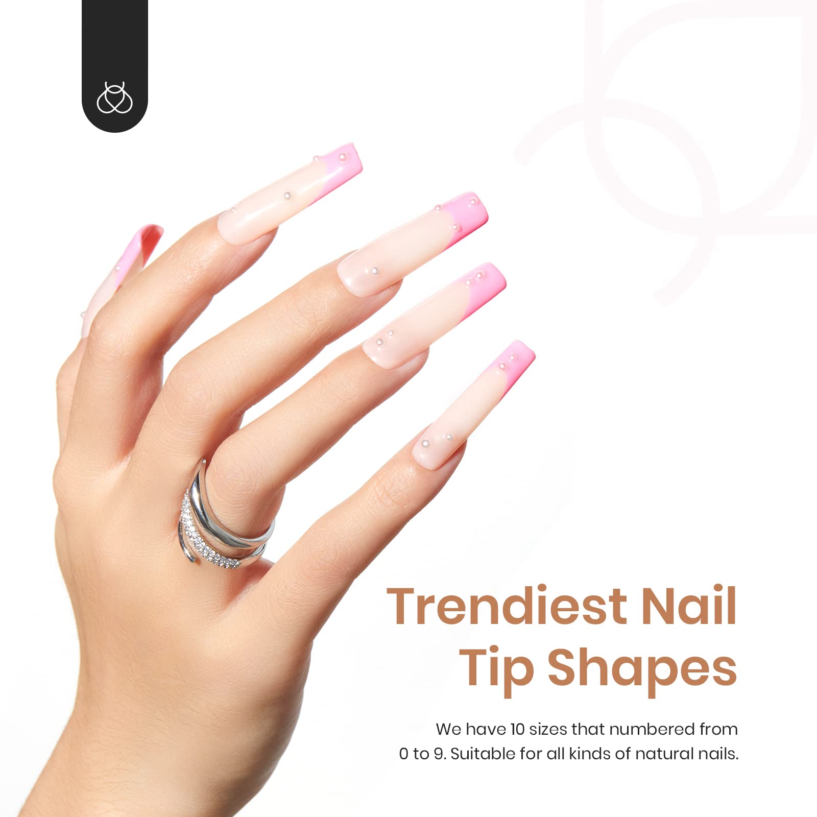 Beetles Gel Polish Gelly Tips: resistentes al quiebre para uñas extendidas.