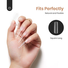 Beetles Gel Polish Gelly Tips: tallas 0-9 para ajuste preciso en cada uña.