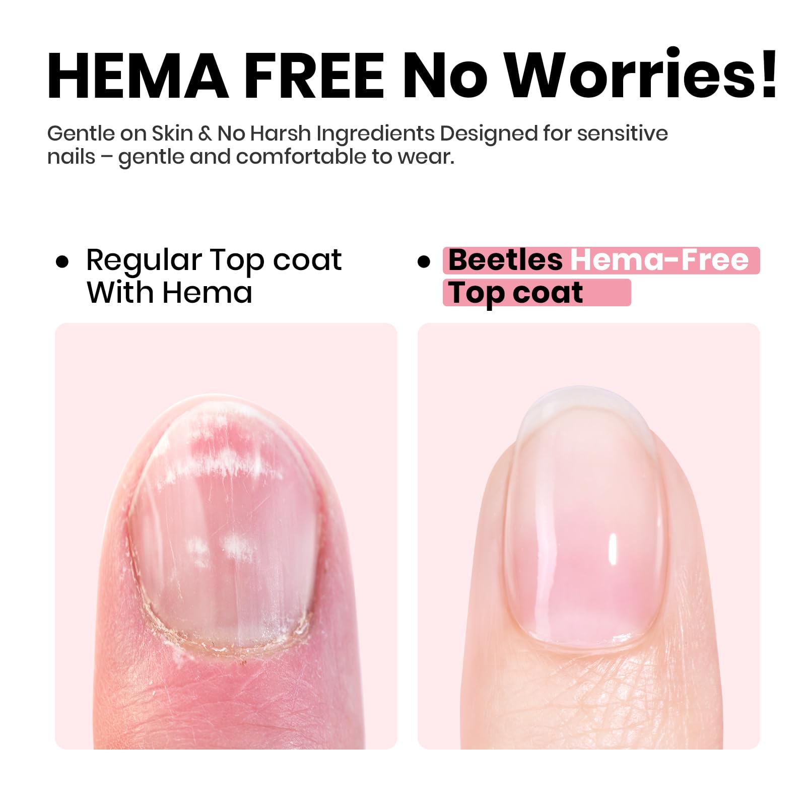 Beetles Top Coat Brillo Espejo: mantiene el color sin amarillear.