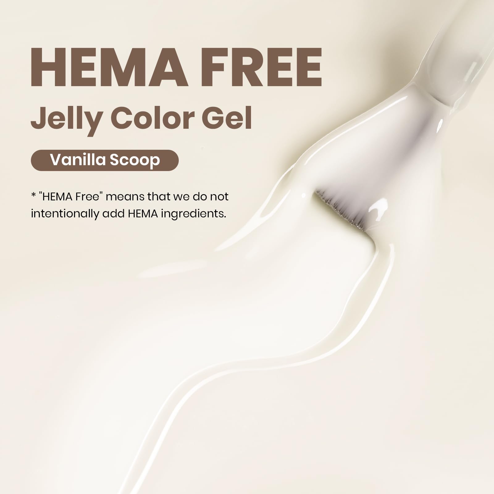 Beetles Vanilla Scoop White: muestra para probar color en la uña.