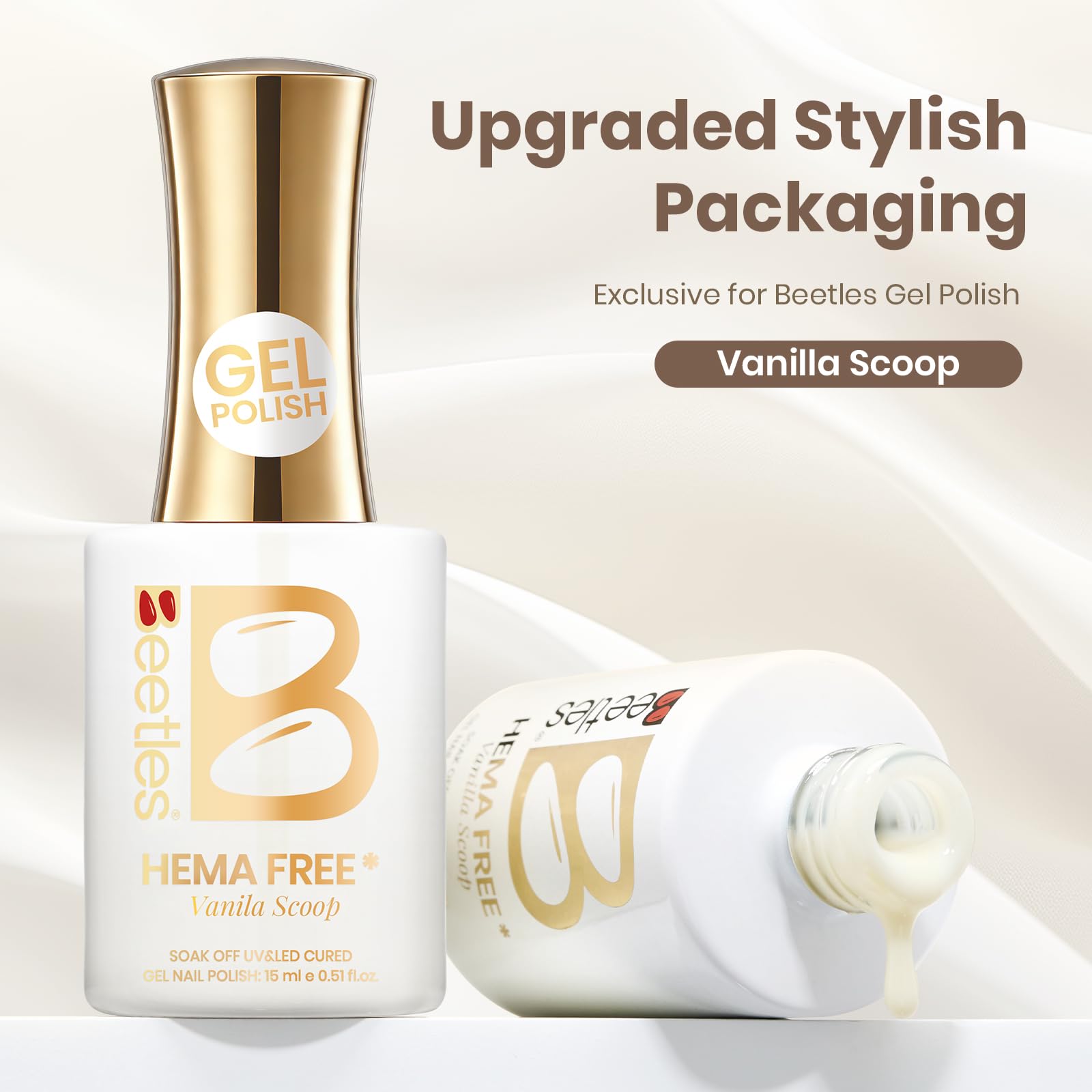 Beetles Vanilla Scoop White: ideal para bodas y ocasiones especiales.
