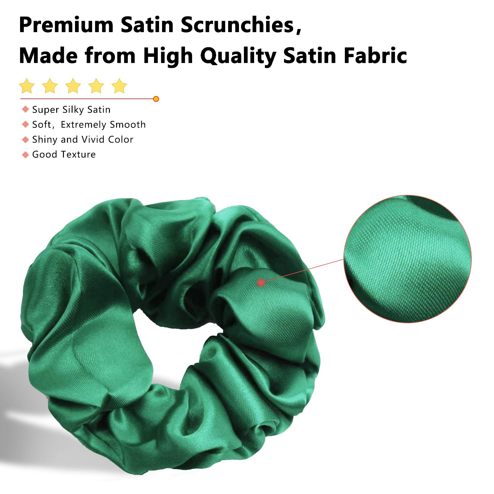 BeeVines Scrunchies seda: elasticidad duradera para fijar peinados sin marcas.