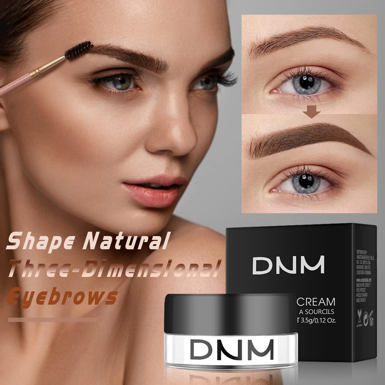 BEFIVECOK tono 11 cejas para elegir el color más natural.