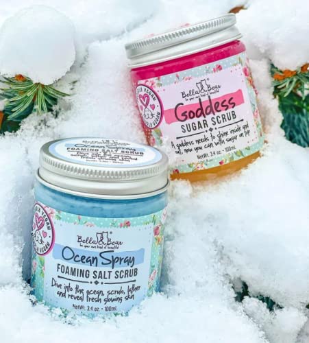 Bella y Bear Goddess Sugar Scrub fragancia tropical fresca
