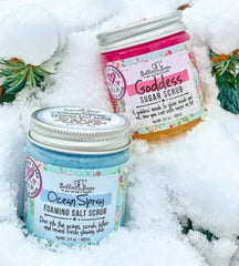 Bella y Bear Goddess Sugar Scrub fragancia tropical fresca