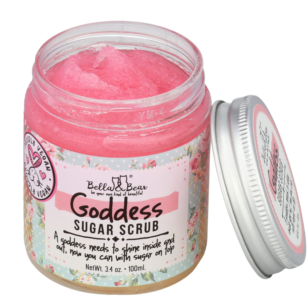 Bella y Bear Goddess Sugar Scrub regalo ideal para ocasiones especiales