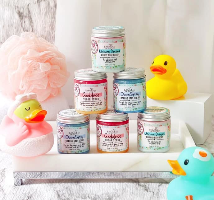 Bella y Bear Goddess Sugar Scrub libre de crueldad animal