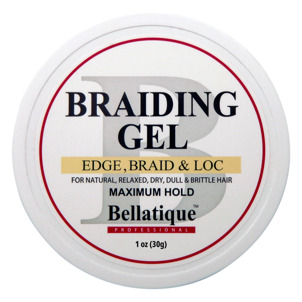 Bellatique Edge, aplicación-gel-pincel, aplicación suave para trenzas y bordes definidos.